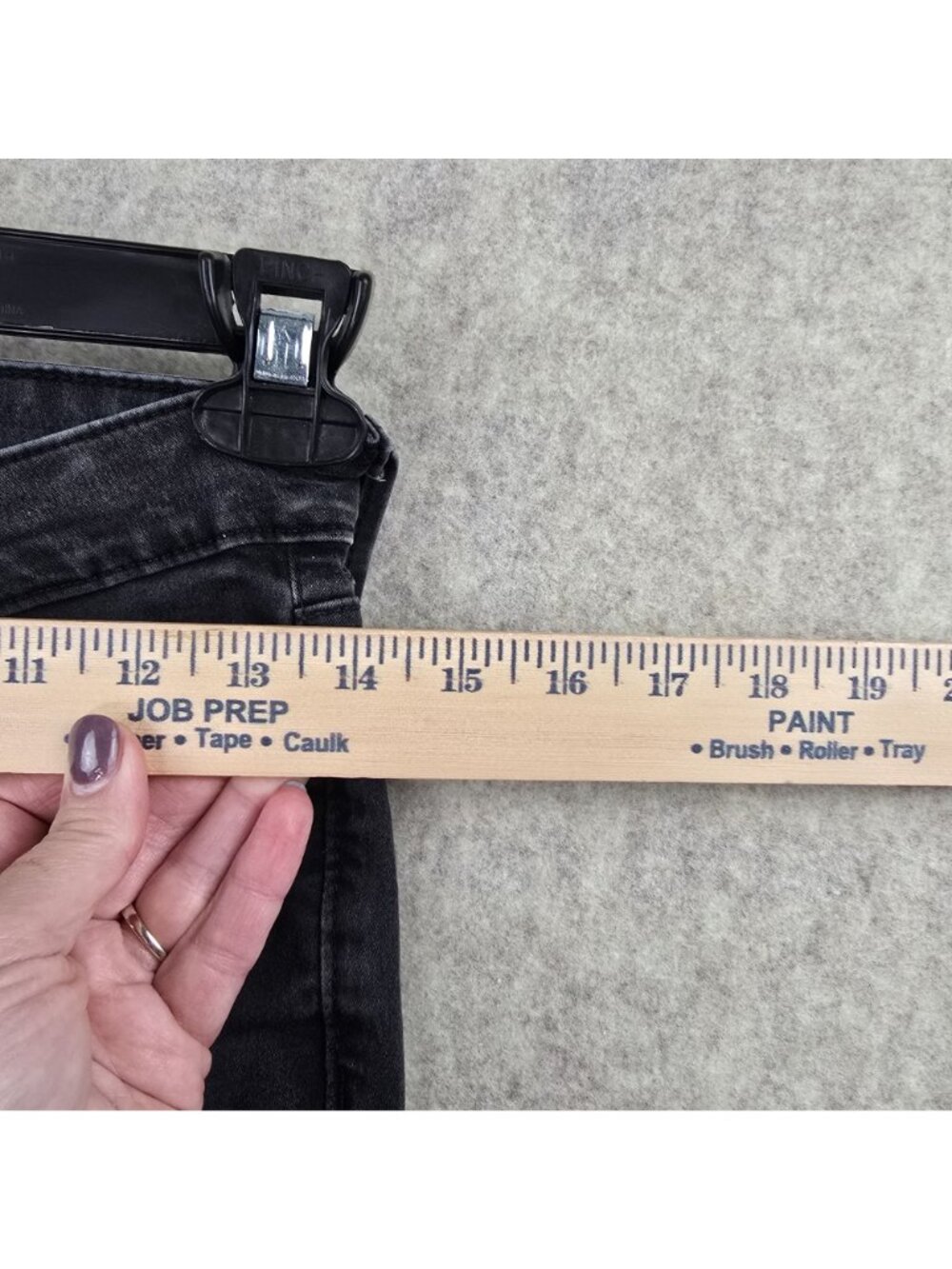 Levi Strauss Mid-Rise Skinny Jeans Size 6M Black Denim Womens - Picture 7 of 7